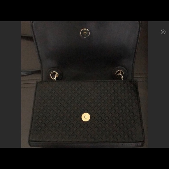 Tory Burch Embossed Leather Cross Body Purse - Picture 4 of 5